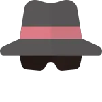 Sunglasses And Hat SVG Icon